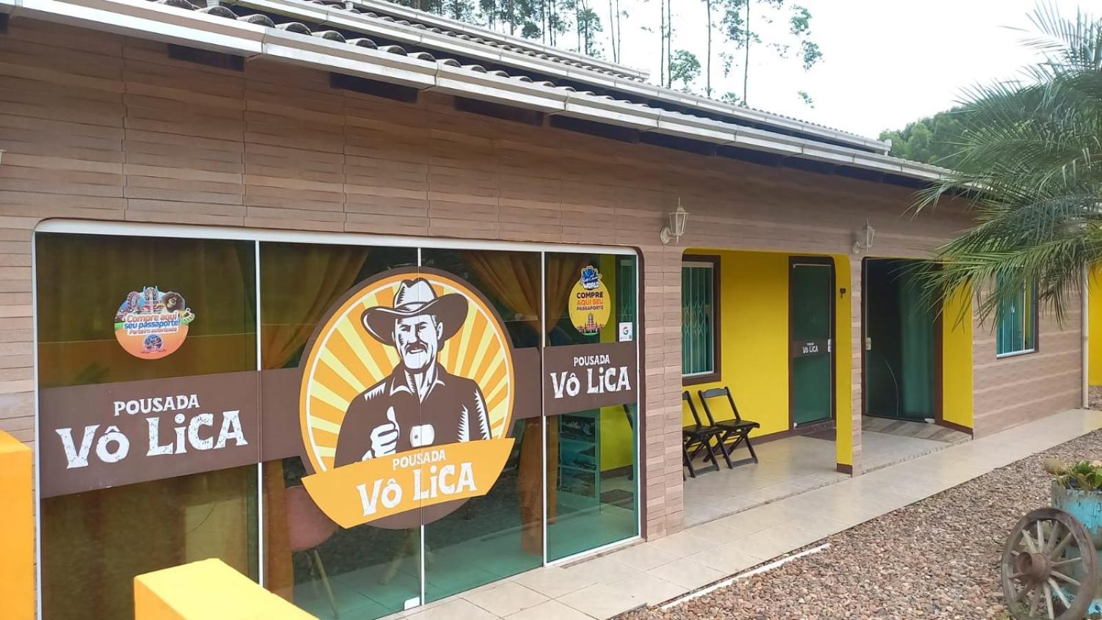 פנייה Pousada Vo Lica Com Piscina מראה חיצוני תמונה